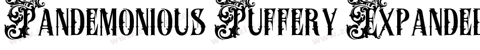 Pandemonious Puffery Expanded字体转换